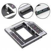 Dvd Yuvasına Ssd Hdd Bağlama Ssd Caddy 12.7 Mm Kızak 2 Hdd Bağla - 3