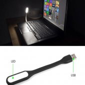 Laptop Usb Led Lamba Kitap Okuma Powerbank Çalışma Lambası Siyah - 2