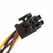 6 Pin 4 Pin Molex Ekran Karti Kablosu Power Pci-E Express 20Cm - 3