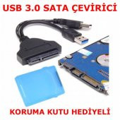 Harici Harddisk Bağlantı Kablosu Usb 3.0 Sata Hdd Notebook Laptop - 1