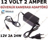 12V 2A Güvenlik Kamerası Şerit Led Adaptörü 2 Amper Plastik Kasa - 1