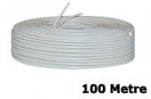 Güvenlik Kamera Kablosu 2+1 Cctv 2X0.22 Coax Top 100 Metre Kablo - 1