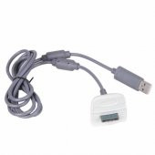 Microsoft Xbox 360 Kol Usb Şarj Bağlantı Kablosu Pc Laptop Kablo - 1