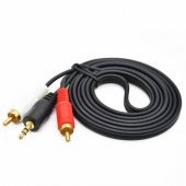 1.8 Metre 1 Stereo Erkek To 2 Rca Lale Tos Kablo - 1