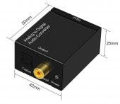 Analog To Digital Optik Tos Ses Dönüştürücü Rca thumbnail 4
