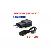 Universal Şarj Aleti Şarj Cihazı 5V 2 Amper Siyah - 1