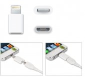 Iphone 5 5S 5C 6 6S 6 Plus 7 7S Iphone 8 8 Pin Micro Usb Çevirici - 1