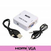 Turbosepet Hdmi To Vga Adaptör Full Hd 1080P Görüntü + Ses Aktarma 259900202 - 1