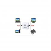 Vga To Hdmi Çevirici Dönüştürücü Converter Projeksiyon Bağlanti - 1