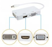 Apple Macbook Air Mini Displayport To Hdmi Vga Dvi Çevirici - 1