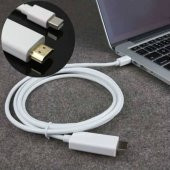 Mini Displayport To Hdmi Kablo Mac Macbook Tv Görüntü Aktarma - 4