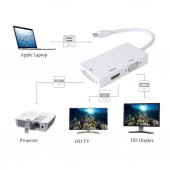 Macbook Mini Displayport To Hdmı Vga Dvı 3In1 Çevirici Kablo (259899565) - 1