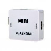 Turbosepet Vga To Hdmi Çevirici Dönüştürücü Projeksiyon Aktarma + Ses 259899493 - 1