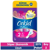Orkid Platinum Süper Ekonomik Ped Uzun 20 Adet - 1