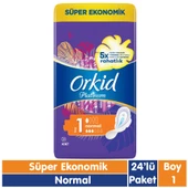 Orkid Platinum Süper Ekonomik Ped Normal 24 Adet - 1