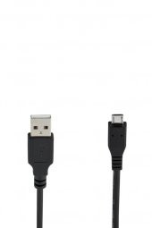 Tcl Mt40X - MT42X Micro Usb Şarj Kablosu Siyah - 1