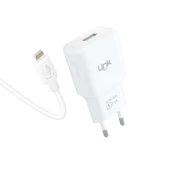 LinkTech T442e Strong Eco Şarj Aleti ve Lightning Kablo Set 2.1A - 1