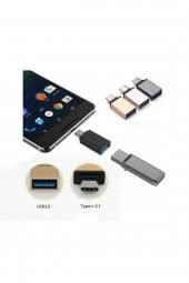 Type C Otg Çevirici Type-c To Usb 3.0 Dönüştürücü - Gold - 3