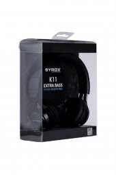 Siyah Pubg Ses Kasma Kablolu Extra Bass Kulak Üstü Mikrofonlu Stereo Kulaklık K11 thumbnail 3