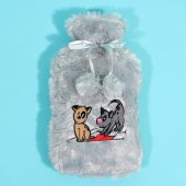 Biggdesign Dogs Gri Peluş Sıcak Su Torbası - 9
