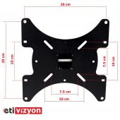 Etivizyon DM-03 Masa Üstü Monitör Askı Aparatı 22"-32" - 5