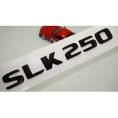 SLK 250 Bagaj Parlak Siyah ABS 3M 3D Yazı Logo thumbnail 1