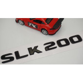 SLK 200 Bagaj Parlak Siyah ABS 3M 3D Yazı Logo - 3