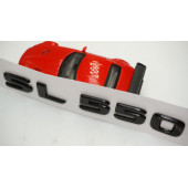 SL 550 Bagaj Parlak Siyah ABS 3M 3D Yazı Logo thumbnail 4