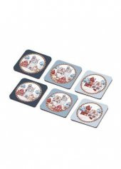 The Mia NEW077 Penguin Bardak Altlığı 6 Lı Set - 1