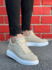 KB047 Bej Süet Günlük Erkek  Ayakkabı thumbnail 1