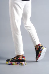 KB02 Crocodile  Siyah - Kırmızı Erkek Ayakkabı thumbnail 2