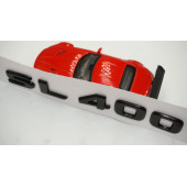 SL 400 Bagaj Parlak Siyah ABS 3M 3D Yazı Logo - 4