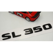 SL 350 Bagaj Parlak Siyah ABS 3M 3D Yazı Logo - 3