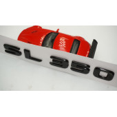 SL 350 Bagaj Parlak Siyah ABS 3M 3D Yazı Logo - 4