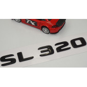 SL 320 Bagaj Parlak Siyah ABS 3M 3D Yazı Logo - 3