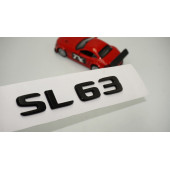 SL 63 Bagaj Parlak Siyah ABS 3M 3D Yazı Logo - 1