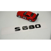 S 680 Bagaj Parlak Siyah ABS 3M 3D Yazı Logo - 2