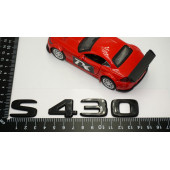 S 430 Bagaj Parlak Siyah ABS 3M 3D Yazı Logo - 5