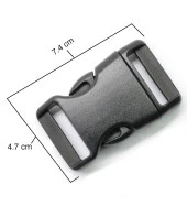 10 Adet Plastik Siyah Sert Kilit Bağlama Kayışı 4.5 cm thumbnail 1