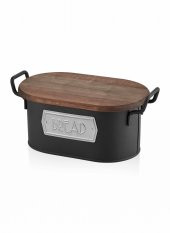The Mia GLV0503 Ekmek Saklama Kabı Siyah - 1