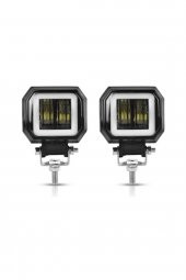 Adaptif Motor Sharp - Kare, Motosiklet Sis Farı (takım) thumbnail 1