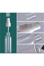100 Adet 60 Ml Sprey Başlıklı Kolonya, Dezenfektan, Likit Şişesi 100x60 Ml - 2