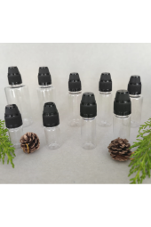 avese 10 Adet 10 ML Kilitli Kapaklı, Damlatma Uçlu, Tıpalı, Kolonya, Dezenfektan, Likit Şişesi - 2