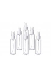 avese 100 Adet 30 ML Sprey Başlıklı Kolonya, Dezenfektan, Likit Şişesi 100x30 ML - 1