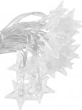 Pilli Led Işıklı Yıldızlar Dekoratif Lamba Ev Aydınlatma 4 Metre YD1512 thumbnail 3