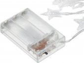 Pilli Led Işıklı Yıldızlar Dekoratif Lamba Ev Aydınlatma 4 Metre YD1512 thumbnail 4