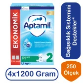 Aptamil Devam Sütü 2 Numara 1200 Gr 4 Lü Paket - 1