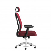 Calitte Yönetici Çalışma Koltuğu - Spark Başlıklı - Kırmızı Krom - 3