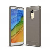 Xiaomi Redmi 5 PLUS Kılıf Antişok Karbon Silikon Kapak Kılıf + Cam - 11