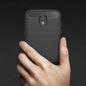 Samsung Galaxy J3 Pro Kılıf Zore Karbon Fiber Silikon Kapak + Nano Cam - 1